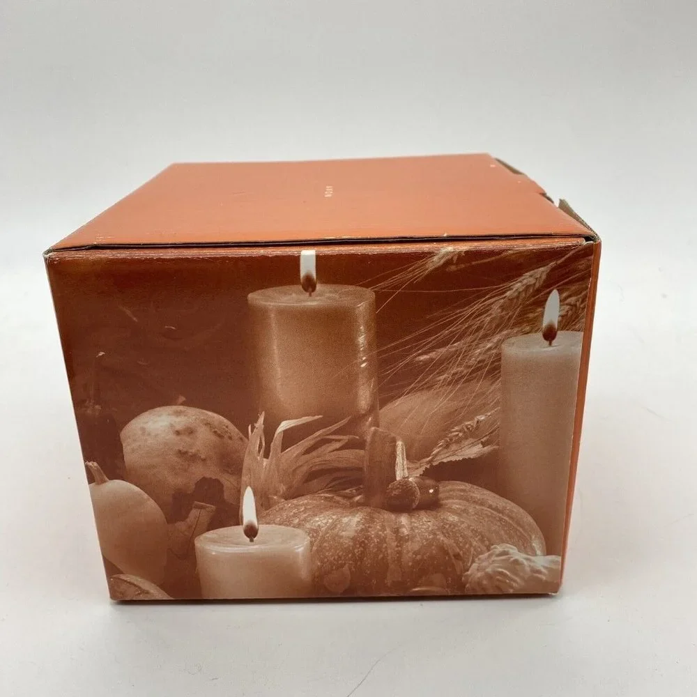 Vintage Spiced Pumpkin Bowl Autumn HalloweenOrange Wood Accent‎ Fall Harvest Y2K